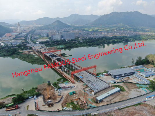 China Hot Dip Galvanizing Steel Bailey Bridge With 20m - 60m Span supplier