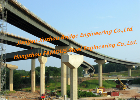 China Large Span Steel Box Girder Bridge Temporary Structural Complex Interchange Metal Frame supplier
