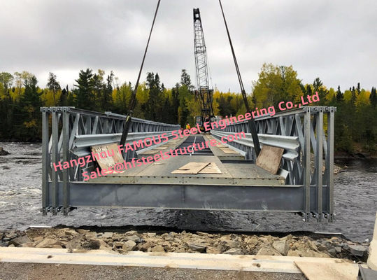 China Compact 100 Truss Bridge Components Heavy Transom End Post Bolt Connect British Standard supplier