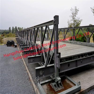 China Load Capacity 40t Military Bailey Bridge Truss Easy Installation supplier