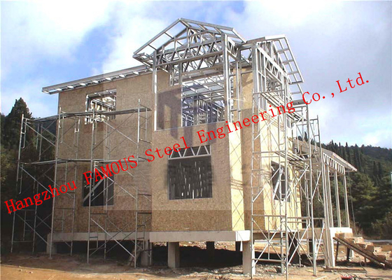 China Aluminum Zinc Alloy Structure Light Weight Steel Villa With Corrosion Resistance supplier