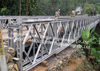 Portable Steel Bridge Parts Metal Pre Engineered System Support CE/ASTM Standard
