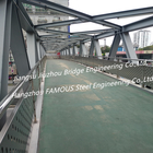 Trail Prefabricated Pedestrian Bridges Over Roads , Pedestrian Flyover Urban Traffic Solution