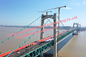 Concrete Deck Steel Truss Suspension Bridge Cable Stayed With Rock Anchor Pedestrians Vehicle Dual Support supplier