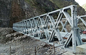 Bailey Modular Steel Bridge , Hot Galvanized Temporary Steel Bridge Permanent Installation supplier