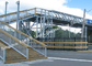 City Sightseeing Prefabricated Pedestrian Bridges Steels Structure Skywalk Handrail Metal Bridge supplier