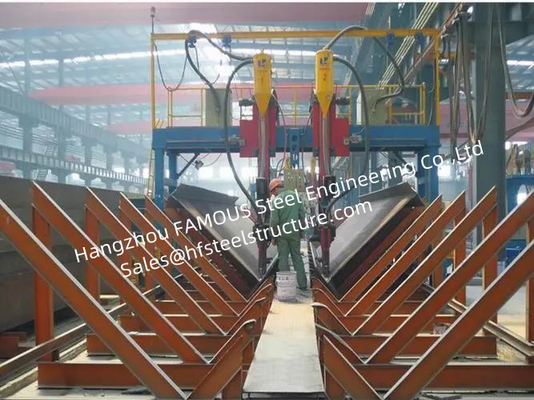 China Heavy H Project Structural Steel Construction With Submerged Arc Welding Process factory