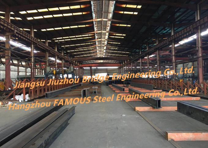 General Structural Steel Construction Process Cutting Splicing Welding Polishing Shot Blasting Coating Treatment