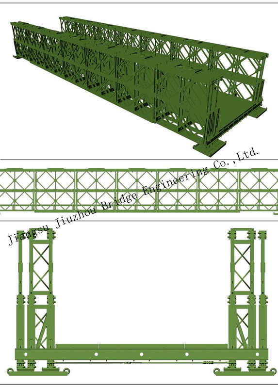 Customized Bailey Bridge Parts High Manganese Modular Deck Type
