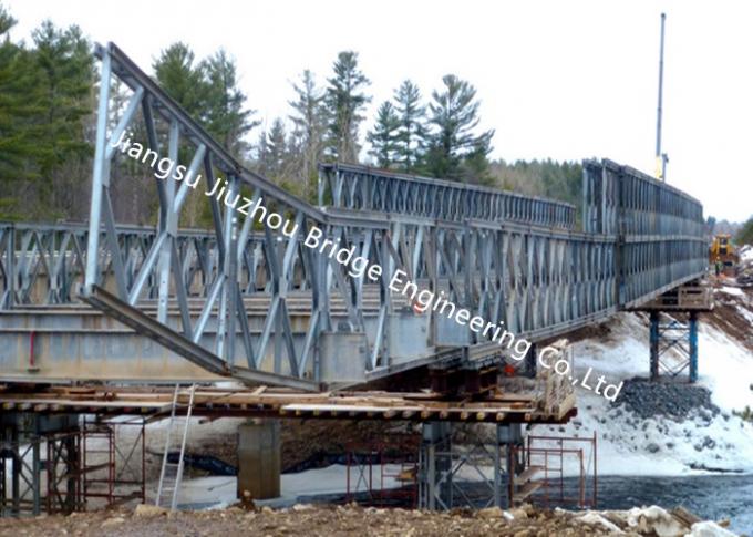 Single Lane Steel Truss Bridge Delta Bridging Solution Full Highway Loading Capability