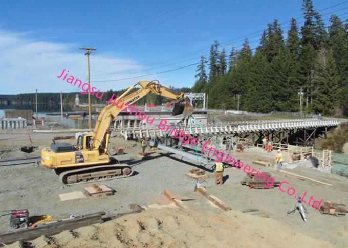 Hot Dip Galvanized Delta Bridge Pre-Cambered Project Fabricator Design Construction