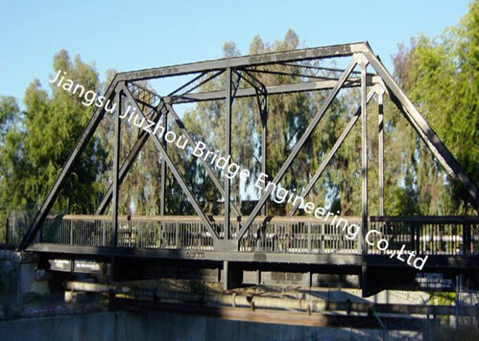 Tunnel Delta Bridge , Modular Steel Bailey Bridge Temporary or Permanent Customized