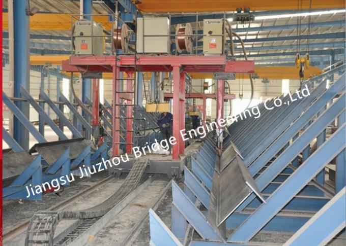 Heavy H Project Structural Steel Construction With Submerged Arc Welding Process