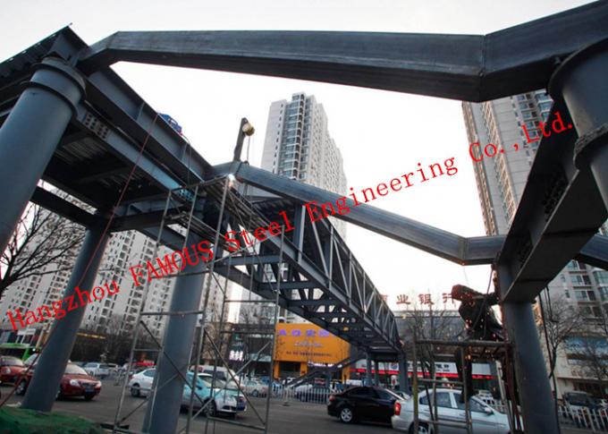 Circular Structure Prefabricated Pedestrian Bridges in Transportation Junction Area