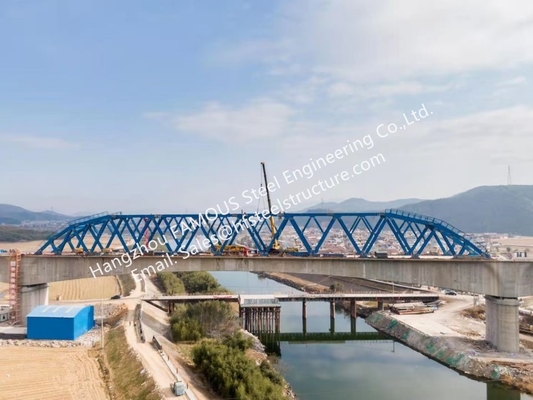 China Modular Galvanized Steel Bridge , Temporary Portable Single Lane Road Bridge ASTM supplier
