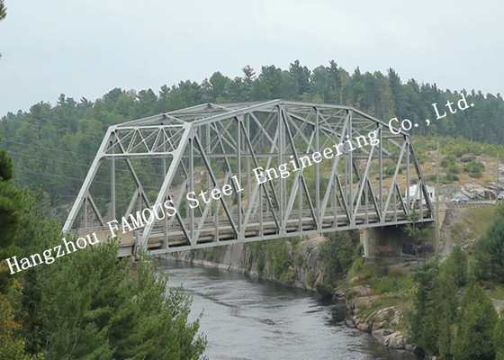 China 3-20m Arched Truss Steel Bridge For Highway And Railway supplier