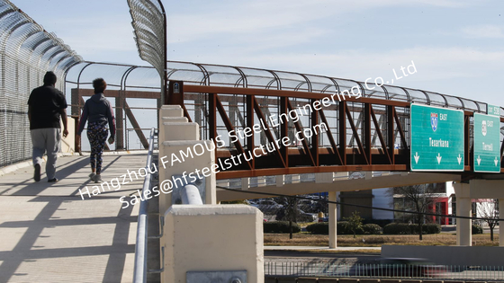 China Modular Prefabricated Pedestrian Bridges Temporary or Permanent Steel Structure supplier