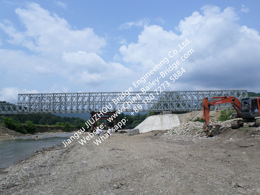 China Modular Steel Bailey Bridge Panel Shoring Prefabricated Temporary Rental Q345B Steel supplier
