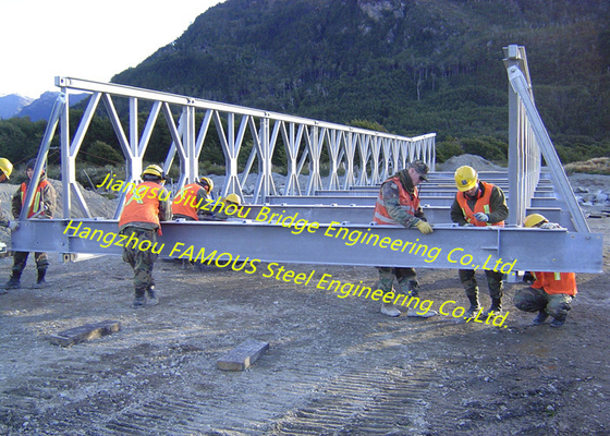 China Bridge System Bailey Bridge Panel Prefabricated Compact 200 Mabey Temporary supplier
