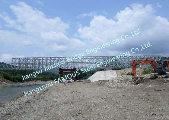 China Metal Bailey Railway Steel Bridge Constrcuct  Long Single Span For Russia Client supplier