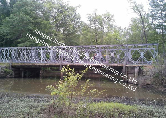 China Mabey Galvanized Steel Bridge Portable Permanent Bailey Steel Structure Decking supplier