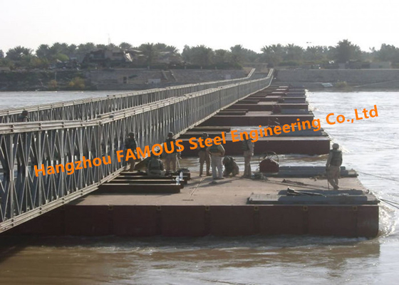 China Pre Engineered Military Surplus Portable Bridges Panel Iron Civil Construction supplier