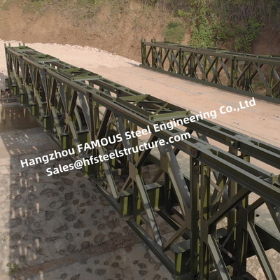 China Single Lane Steel Truss Bridge Delta Bridging Solution Full Highway Loading Capability supplier