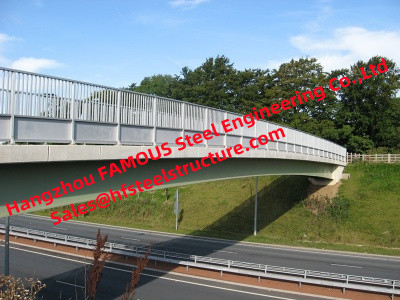 China Length 500m Steel Bridge Structures Complying with Astm Design Standard supplier