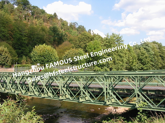 China Structural Steel Military Bailey Bridge Production Assembly Civil Engineered Wartime supplier