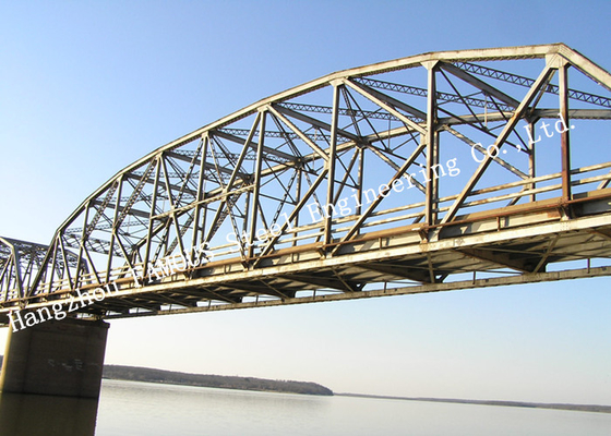 China Surface Galvanized Anticorrosive Steel Truss Bridge Modern Design Frame Structure supplier