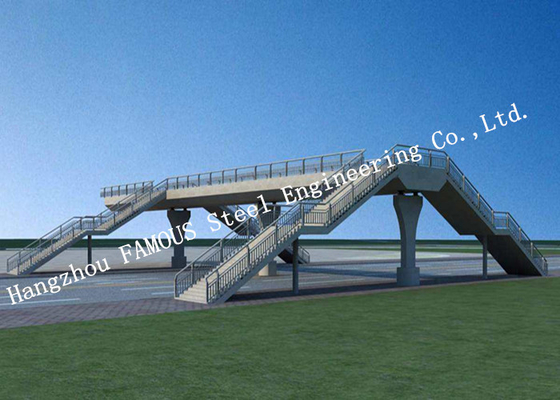 China Modern Structure Prefab Pedestrian Bridge Temporary Use European Standard supplier