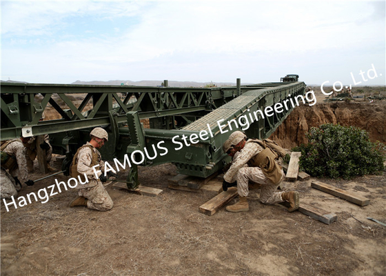 China Easy Installation Temporary Steel Structure Bailey Bridge Military Application supplier