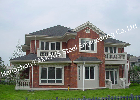 China Prefabricated Luxury Light Weight Customized Pre-Engineered Building Steel Villa House supplier