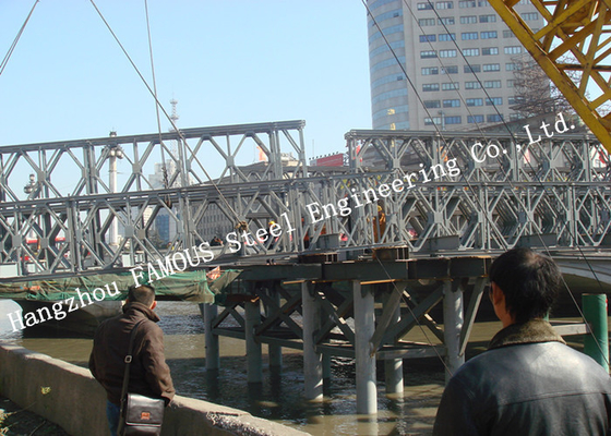China Construction Solution Steel Bailey Bridge With 50 Year Service Life supplier