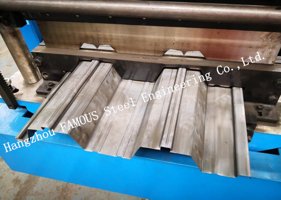 China Galvanized Steel Composite Metal Decking Formwork For Floor Slab System Construction supplier