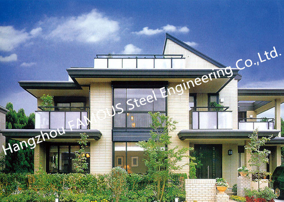 China Prefab House Light Steel Villa Metal Buildings With Welded Frame supplier