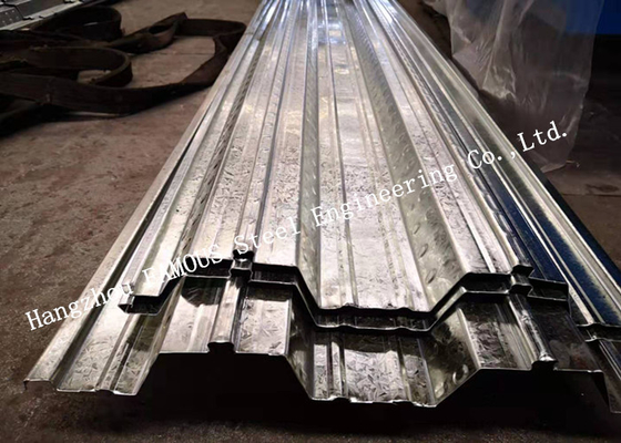 China Composite Floor Decks Steel Building Kits Galvanized Steel Decking Slab Comflor 60 Profile supplier