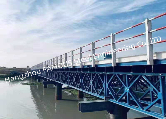 China Painting Steel Bailey Bridge Solution For Efficient Transportation supplier