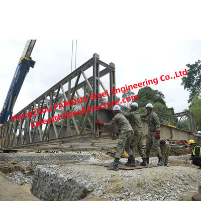 Modern Designed Military Steel Structure Temporary Bailey Bridge For ...