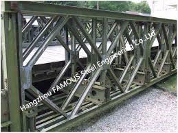 4.5m X 3.5m Hot Dip Galvanized Bailey Bridge Panel For Emergency Situations