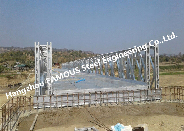 Suspension Portable Deck Truss Bridge Hot Dip Galvanized Or Painted ...