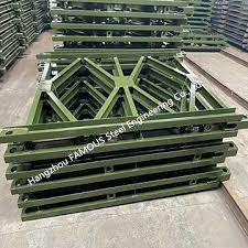 2.5m Bailey Bridge Panel Hot Dip Galvanized 0.7m Height For Highway supplier