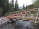 Portable Bailey Truss Bridge Portable Metal Rural Flood Disaster Damaged Repair supplier