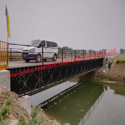 Steel Arch Bridge with High Load Capacity for Bridges with Sidework for Construction Bridge supplier