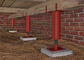 Crawl Red Space Support Jacks For Steel Structure Building supplier
