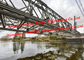 Military Modular Steel Bridge , Construction Pre-engineered Prefab Pedestrian Bridge Across River supplier