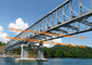 Walking Steel Truss Bridge , Pedestrian Prefabricated Steel Bridges Simple Structure supplier