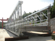 Raft Portable Floating Bridge , Emergency Military Steel Bailey Plate Troops Vehicle Passing supplier