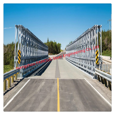 Customized Zinc-Coated Steel Bridge Meeting Unique Construction Requirements supplier