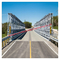 Dip Hot Galvanized Steel Pedestrian Bridge Surface Protection Light Gray Color supplier